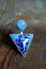 Azure Star Ring Collector's Lapis And Dumortierite
