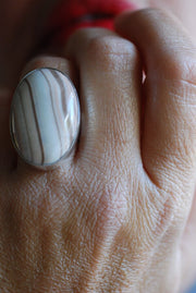 Hard Candy Ring Collector's Banded Agate