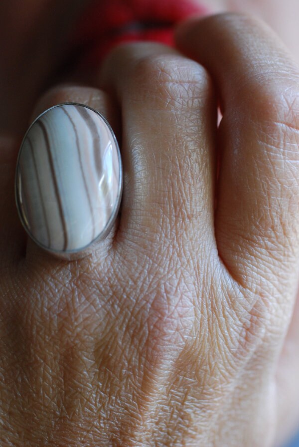 Hard Candy Ring Collector's Banded Agate