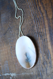 Grow Necklace Dendritic Landscape Agate