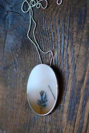 Grow Necklace Dendritic Landscape Agate