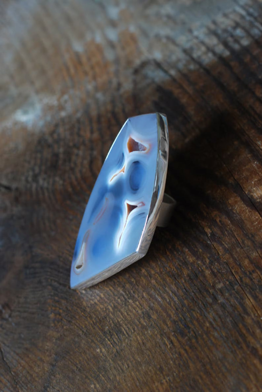 Dollybird Apparition Ring Collector's Agate