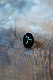 Phoenix Rising Ring Vintage Intaglio