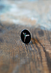 Phoenix Rising Ring Vintage Intaglio