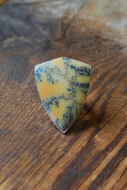 Wildflower Sunset Ring Rare Dendritic Opal